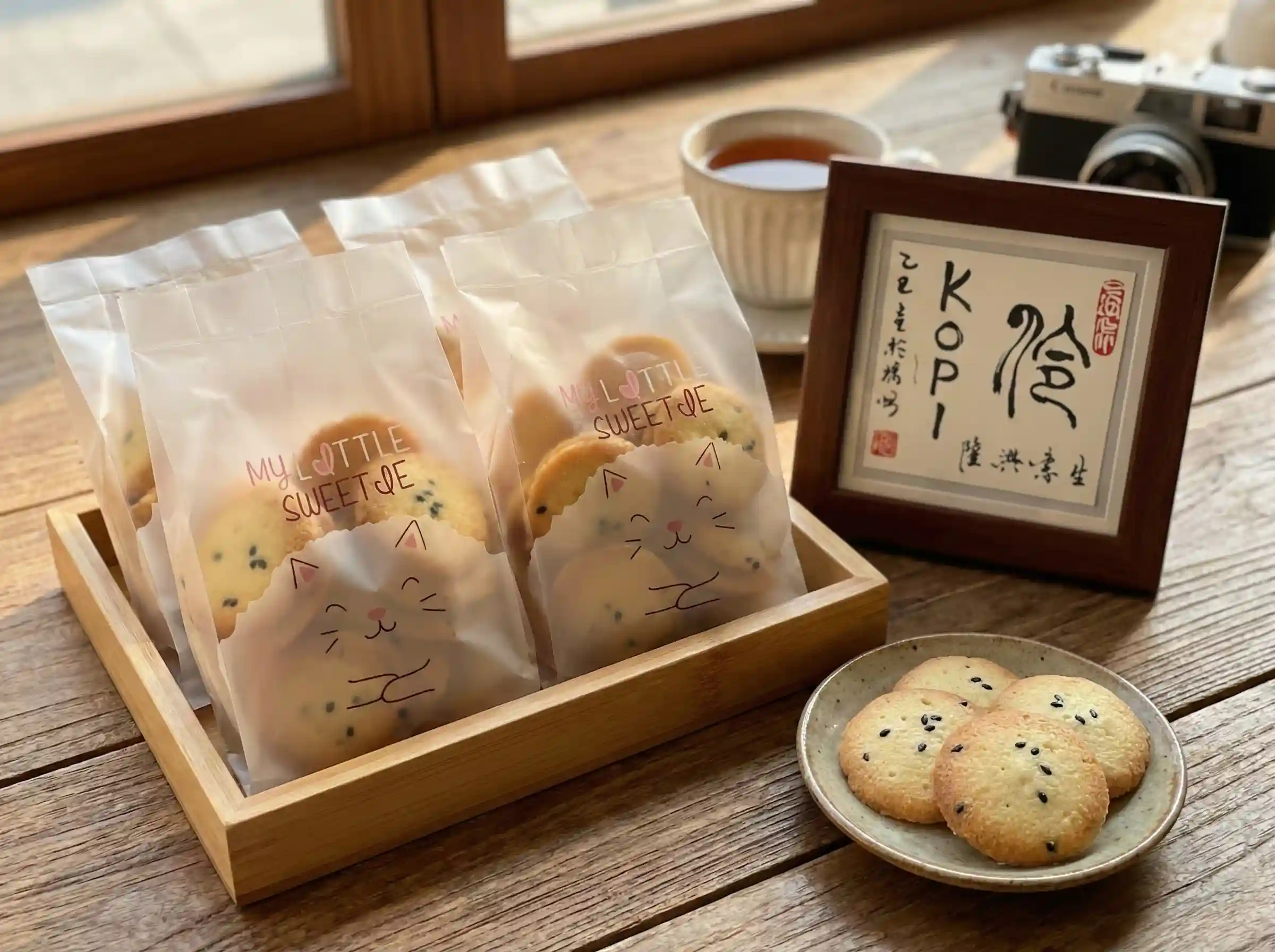 古早味芝麻圓餅｜台南傳統芝麻香小點心
